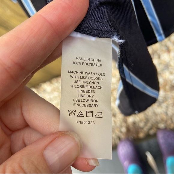 Vince Camuto Theory Stripe Belted Shirt Dress 🌿🍃 - Picture 11 of 11